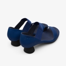 Camper Alright Heeled Sandals Blue - Womens Singapore CUAOGC-147